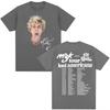 MGK Lost Americana Machine Gun Kelly Tour 2026 T Shirts Unisexs Retro Gothic Fashion TShirt Pure Cotton Tees Hip Hop Streetwear