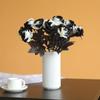 Black White Halloween Artificial Rose Flowers Gothic Simulation Flowers  Bridal Wedding Bouquet