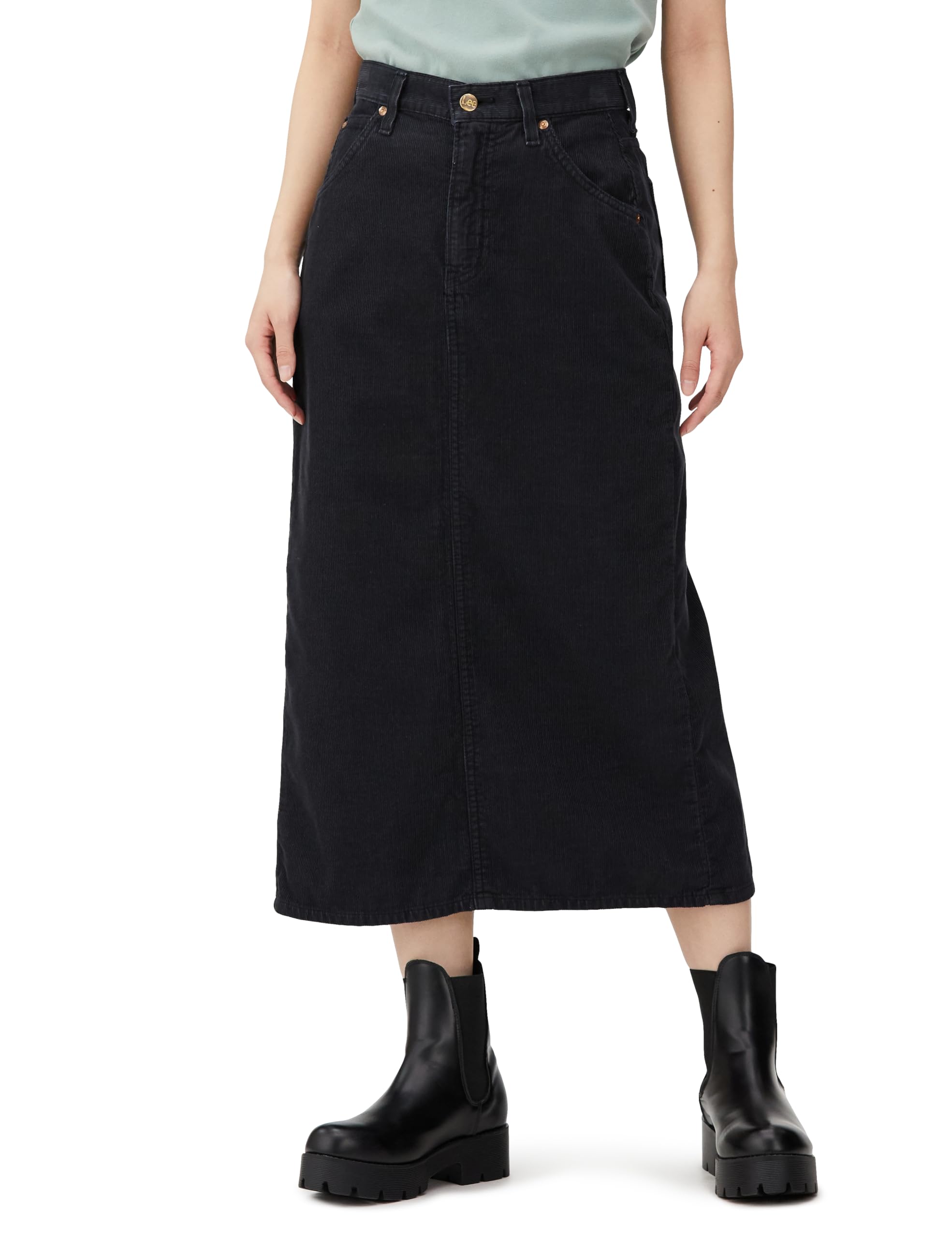 

Lee Стандартный Гардероб Длинная Юбка, Женская, Черный, LL2625-C975 чёрный