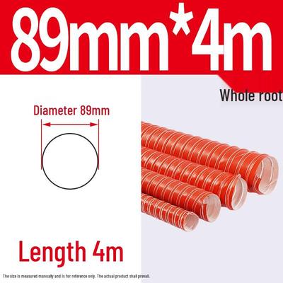 Minxin Red High-Temperature Silicone Air Duct