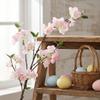 Real Touch Artificial Pear Blossom Flowers Plum Blossom Realistic Simulation Pear Blossom Luxury 91cm Fake Flower Teacher's Day
