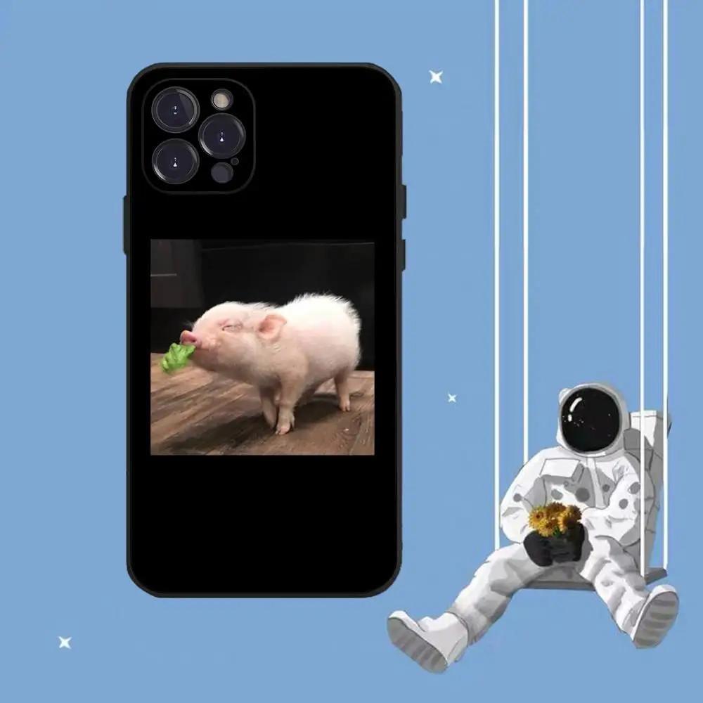 Husă Telefon Mobil Iphone15, Husă Telefon Mobil Drăguță cu Purceluș, Pictată Anti-Cădere Pentru Husă Telefon Mobil Anti-Cădere.