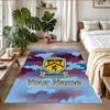 Crystal Velvet Rug Custom Name Text, Soft Non Slip Floor Mat Home DecorBurnley Football