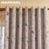 1PC NAPEARL French Fashionable Printed Rose Patterned Curtains Full Blackout Curtains for Bedroom Living Room Balcony Window for Home Decor
