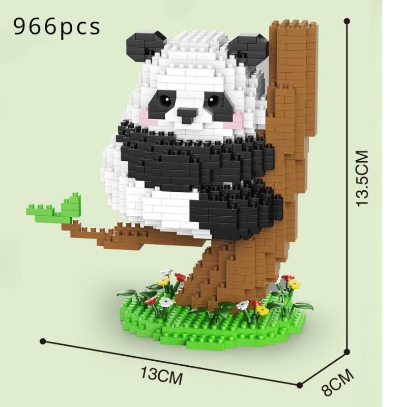 Детские строительные блоки Panda Toys Good Guy Without Box（one panda）