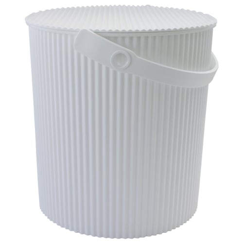 Yawata Kasei Omniouti Bucket with Lid, White, LL, 20L, Sceltevie Omnioutil, Neutral, 228820, Made in Japan