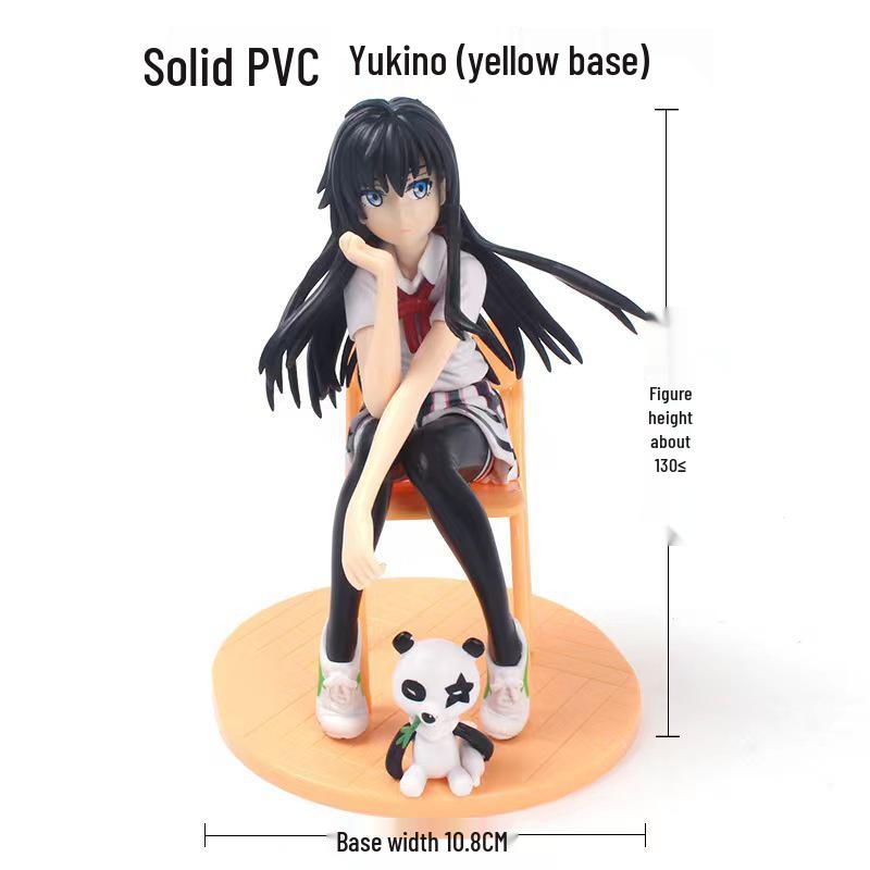 Anime Yukino Yukinoshita Kotobukiya Auto Stuhl Figur Modell Spielzeug Ornament