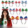 3-Pack Soccer Bow Headbands: 2026 World Cup Headbands and Party Decorations