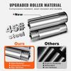 Rolling Mill, 2.95"/75 Mm Jewelry Rolling Mill Machine, 1: 2 Gear Ratio, 3-in-1 Multi-function Rolling Mill, 0.03-6.5mm Press Thickness for Metal