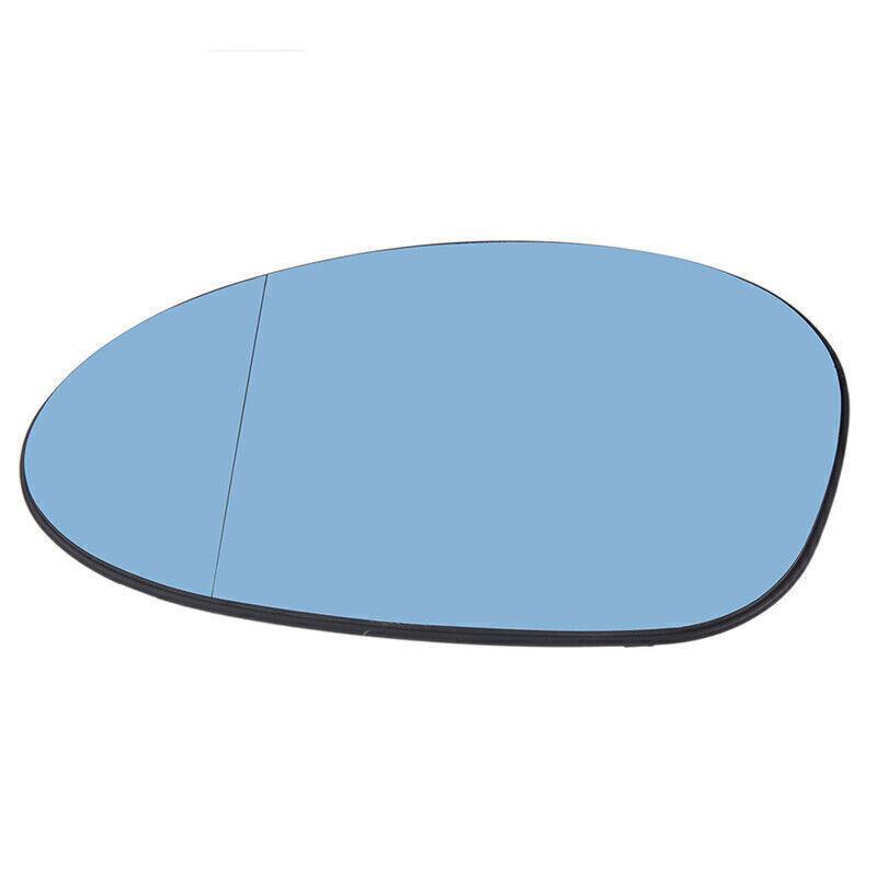 Blue Left Side View Wing Heated Mirror Glass Fits BMW M3 E46 E82 E85 E90 E91 LH