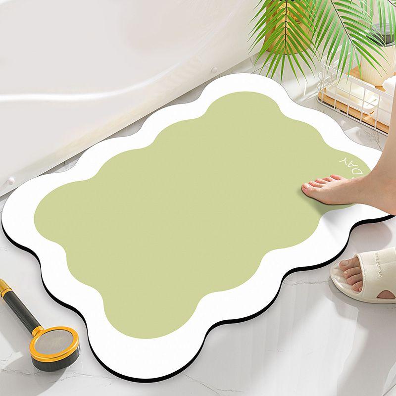 Bathroom diatom mud floor mat, toilet carpet, toilet door, toilet water-absorbing non-slip foot mat, entry door mat