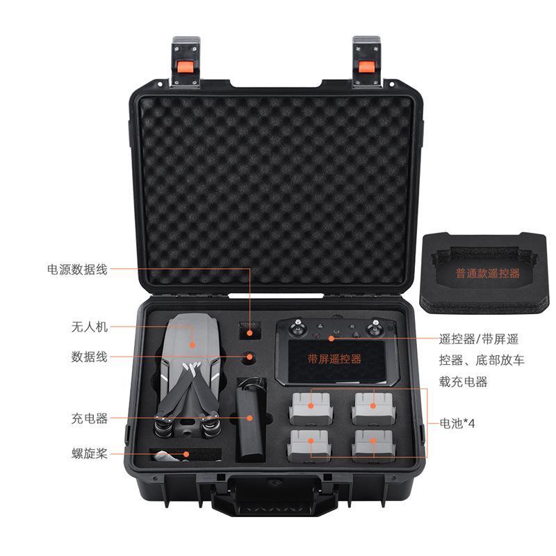 2025 применимо к DJI Royal MAVIC 2 взрывозащищенный кейс с экраном, чемодан водонепроницаемый кейс, сумка для хранения дрона аксессуары