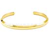 DW Beveled Offener C-förmiger Titanstahl-Armreif - Mehrere Farben erhältlich, 18K Modischer Personalisierter Schmuck