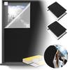 Black Window Privacy Film Total Blackout Cover Darkest Light Blocking Cloth Tint For Bedroom Home Office