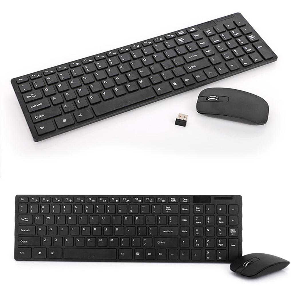 Wireless Keyboard Mouse Set 2.4g Ultra-thin Ergonomic Pc Keypads For Computer Laptop Pc Games Office Wireless Mouse