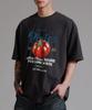 LIKE THE MOST Tomato Fries Oversized Short Sleeve T-Shirt_Charcoal
