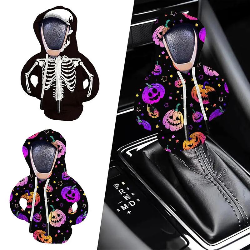 1Pc Gear Shift Hoodie Cover Shift Cover Car Gear Handle Decoration Fits Manual Automatic Universal Car Shift Lever Interiordecor