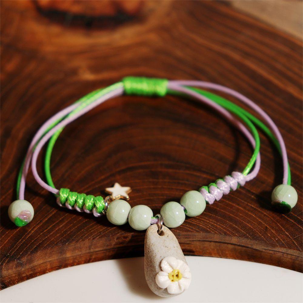 

Персонализированный плетеный браслет в племенном стиле, пятиугольный, модная бижутерия, женские украшения Random Water Droplet