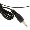 2 Pieces Ear Hook Wired Headphone Microphone Vacuum Tube Telescopic 3.5mm