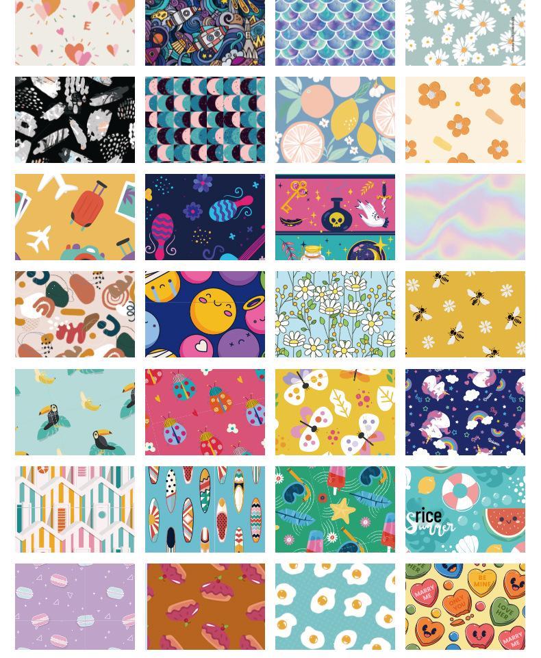 Pet Outing Poop Bag Dispenser with Fashion Print