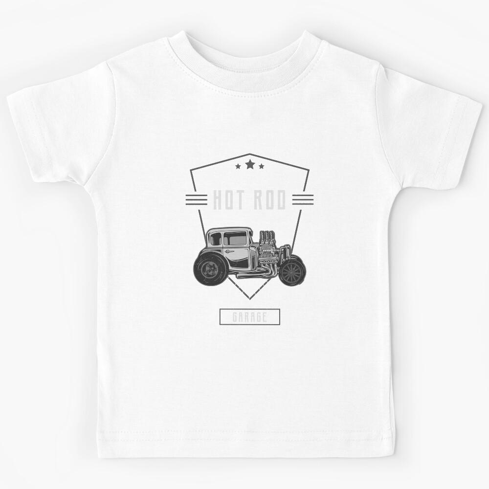 HOT ROD Garage Vintage Rat Style Car Kids T-Shirt 150