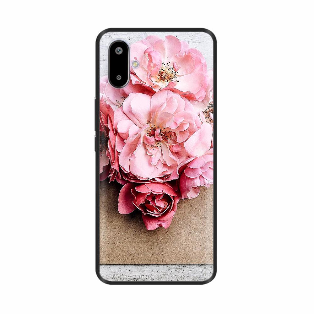 For Samsung Galaxy F06 Case M06 Flower Soft Silicone Back Cover For Samsung M06 Case Phone Cover Shockproof Bumper Fundas Shells