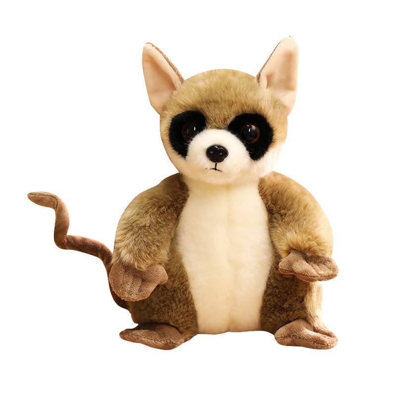 Brown Cute Avahi Laniger Cartoon Plush Doll Kid Toys For Animal Enthusiasts