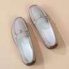 Plus Size Women's Slip-On Moccasins - Soft Sole, Lightweight, Casual Flats for Moms