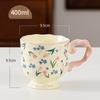 Ceramic Goblet Gift Box for Teacher Cup Souvenir Mug Underglaze Colored Water Cup for Household Coffee Cup for Women