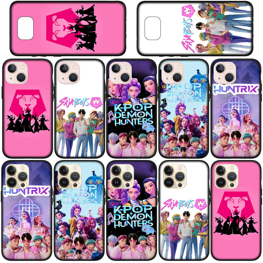 Phone Case for iPhone 17 16 15 Plus X Huawei P30 P20 Lite Redmi Note 14 12 11 13 Pro Max OPPO A60 A80 A40 A18 KPop Saja Demons Jinu Hunters Boys Cover