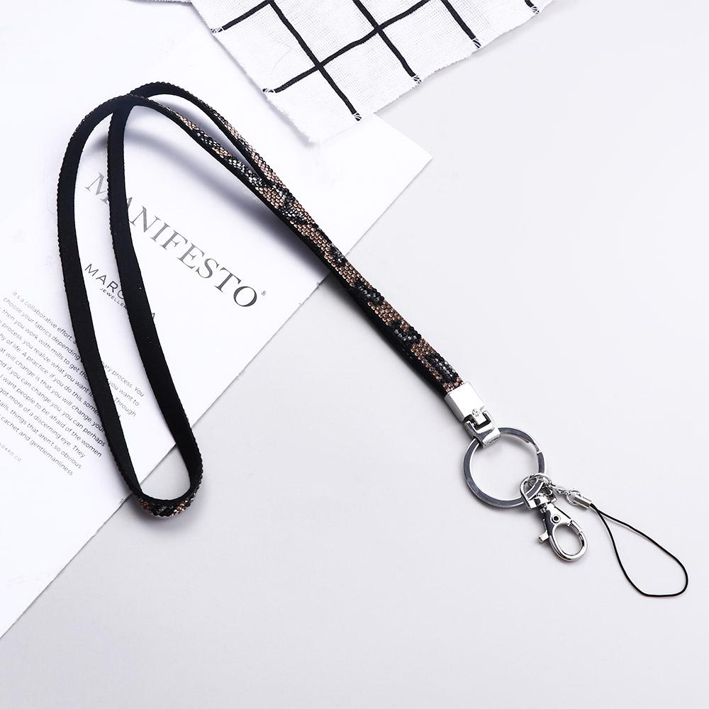 Lanyard Luxury Rhinestone Keys Holder Keychain Lanyard Mobile Phone Straps Neck Strap Phone Lanyard
