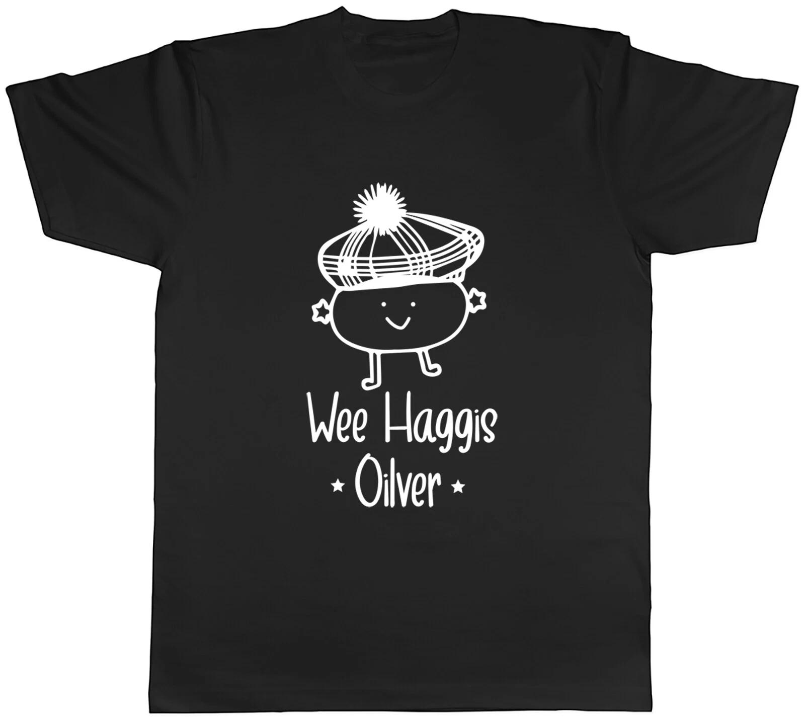 Personalised Wee Haggis Mens Unisex T-Shirt Tee XL