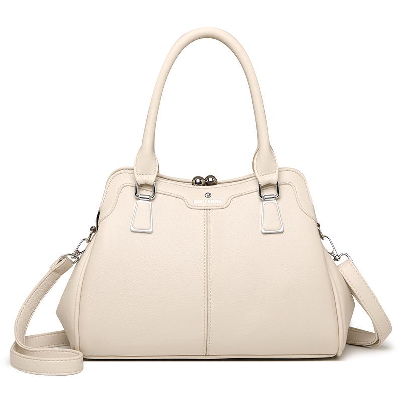2025 New Women's Single Shoulder & Crossbody Soft Leather Handbag - Large Capacity