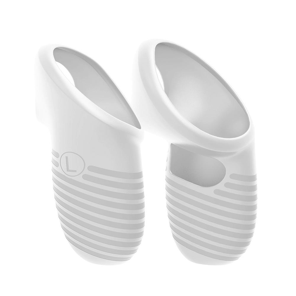 1 para silikonowych uchwytów na kontroler, antypoślizgowy pokrowiec ochronny z regulowanym paskiem, akcesoria VR do Meta Quest 3