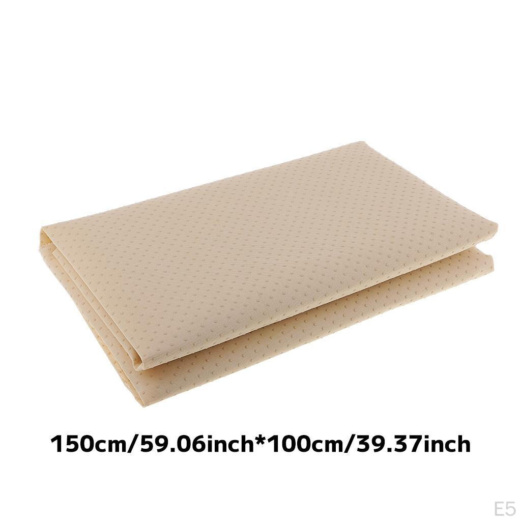 Non Slip Fabric Rubber Polyester Sewing Cloth Material For Outdoor Shoes Crafts