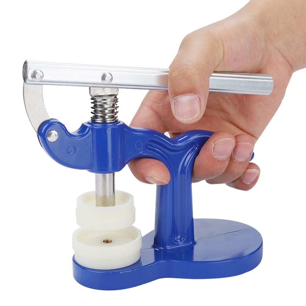12Pcs Alloy Construction Watch Capping Machine Royal Blue Body Watch Repair Tool  Watchmaker Repair