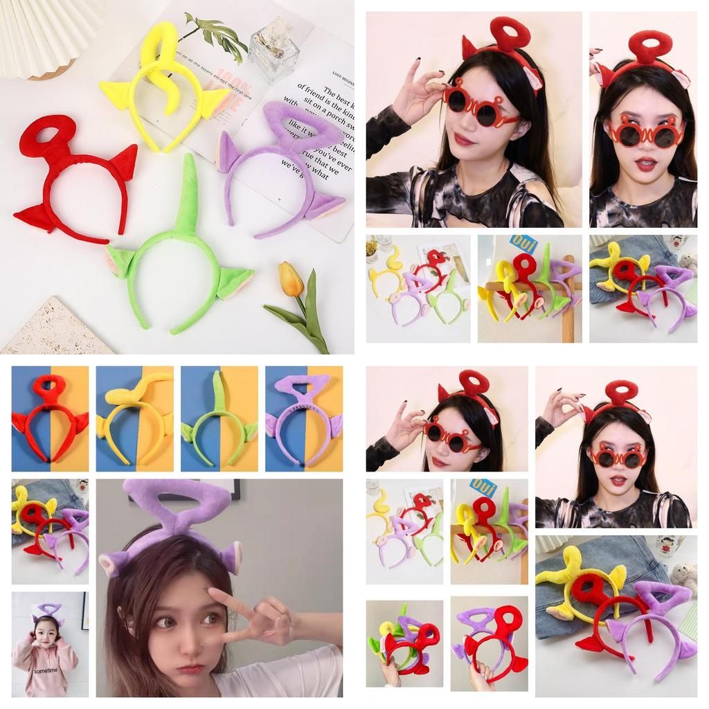 Teletubbies Plush Headband For Women Girls Soft Comfortable Party Headwear