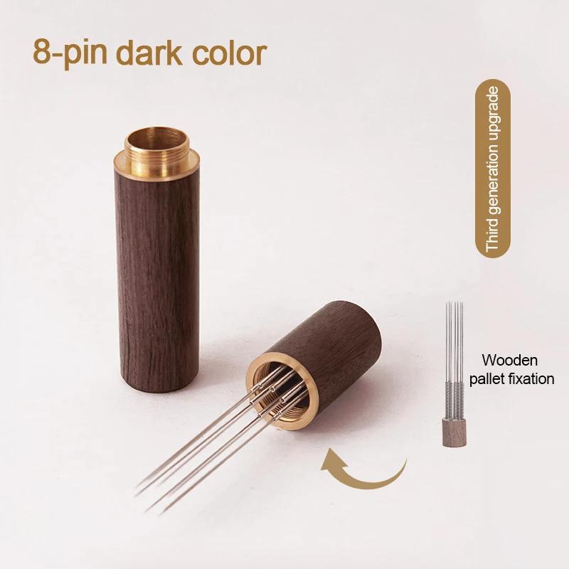 Pulbere de cafea din oțel inoxidabil Tamper Pulbere de espresso Agitator Distribuitor Nivelator Instrumente WDT Accesorii pentru barista