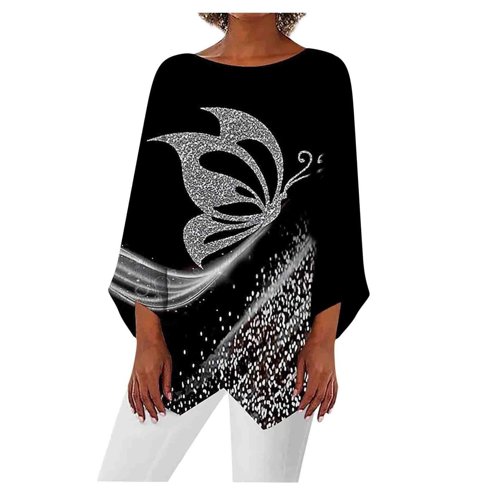 Женские топы с геометрическим принтом и длинными рукавами — фото 3