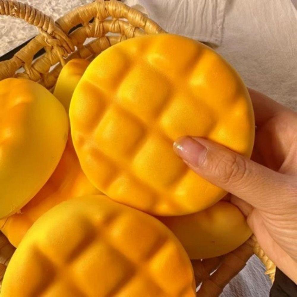 Slow Rebound Simulation Bread Squeeze Toy Decompression Pinch Toy for Kids Adults Gift