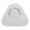 D Ring Patch Triangle UV Proof PVC Patch D Ring Rope Buckle for Inflatable Boat Kayak Dinghy Grey