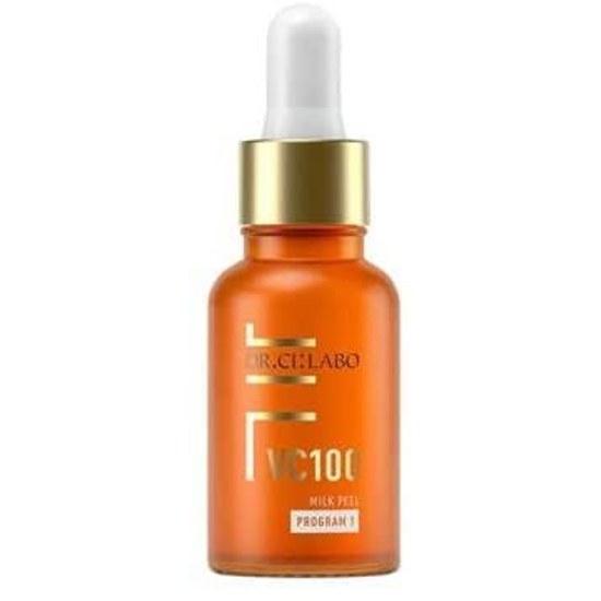 Dr. CiLabo VC100 Milk Peel Program 1 (30mL bottle approximately month supply) Exfoliating Serum (pores sensitive skin dryness) Niacinamide
