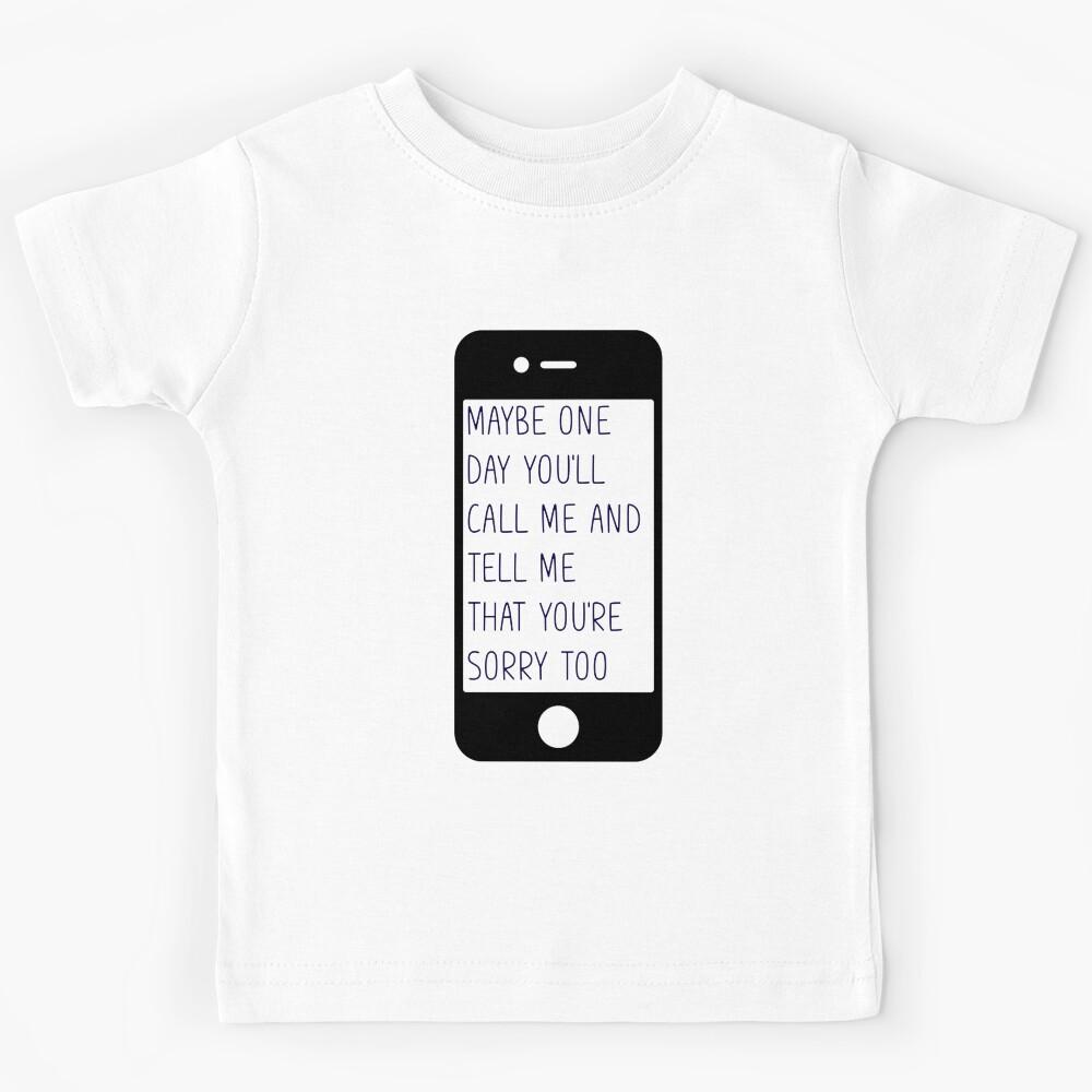 Maybe You ll Call Me - Smart Phone Kids T-Shirt 170