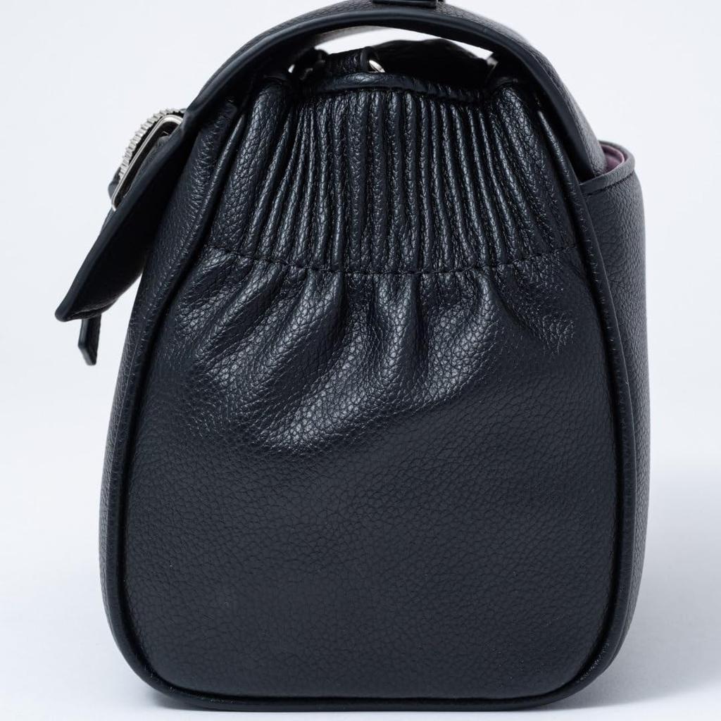 Jill Stuart Imploop Crystal Buckle Shoulder Feminine Belt Bag, Design, JSLH5CH2, Black, Women's