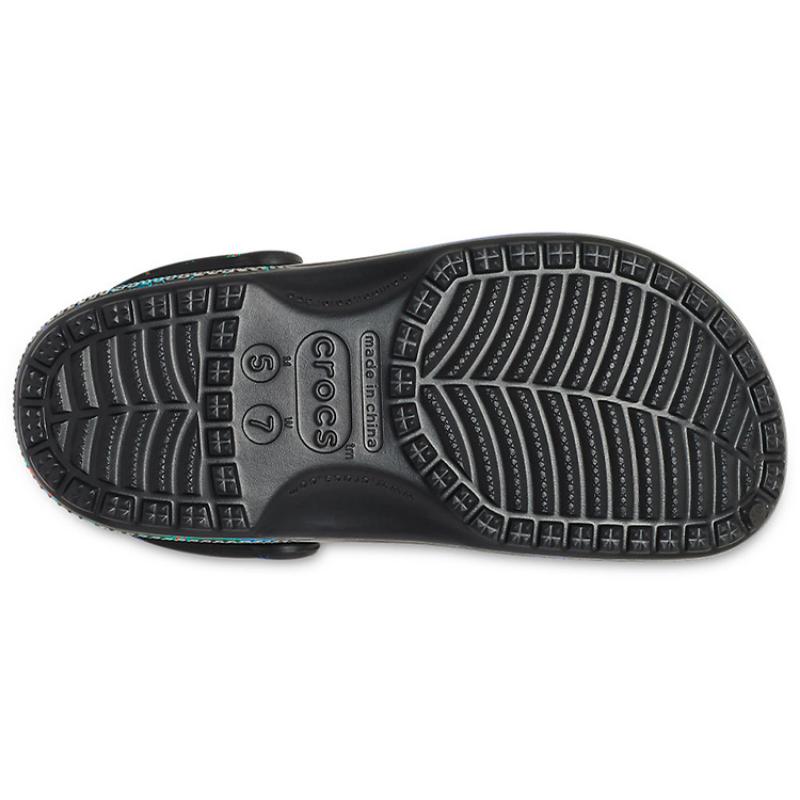 Crocs Classic clog casual and comfortable hole sandals unisex black
