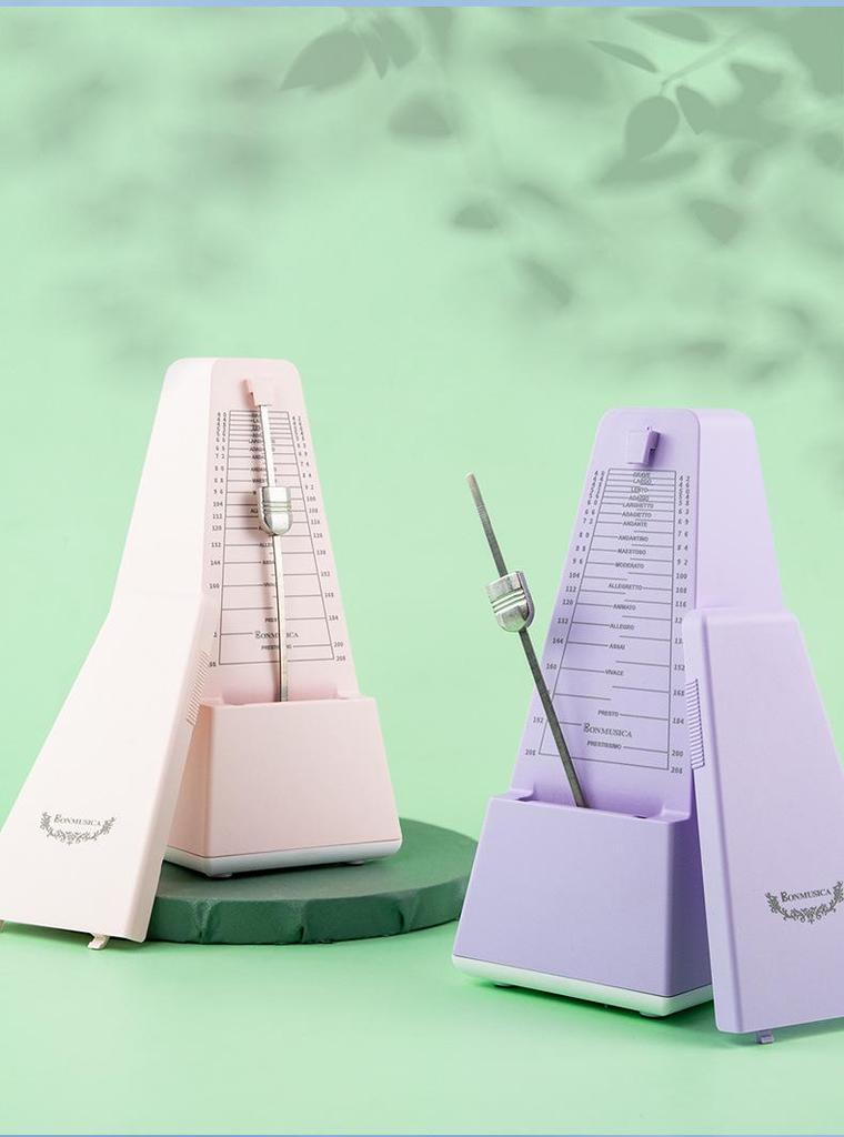 Bonmusica Universal Mechanical Metronome for Piano, Guitar, Violin, Drum, Guzheng, Erhu - Exam Grade Precision