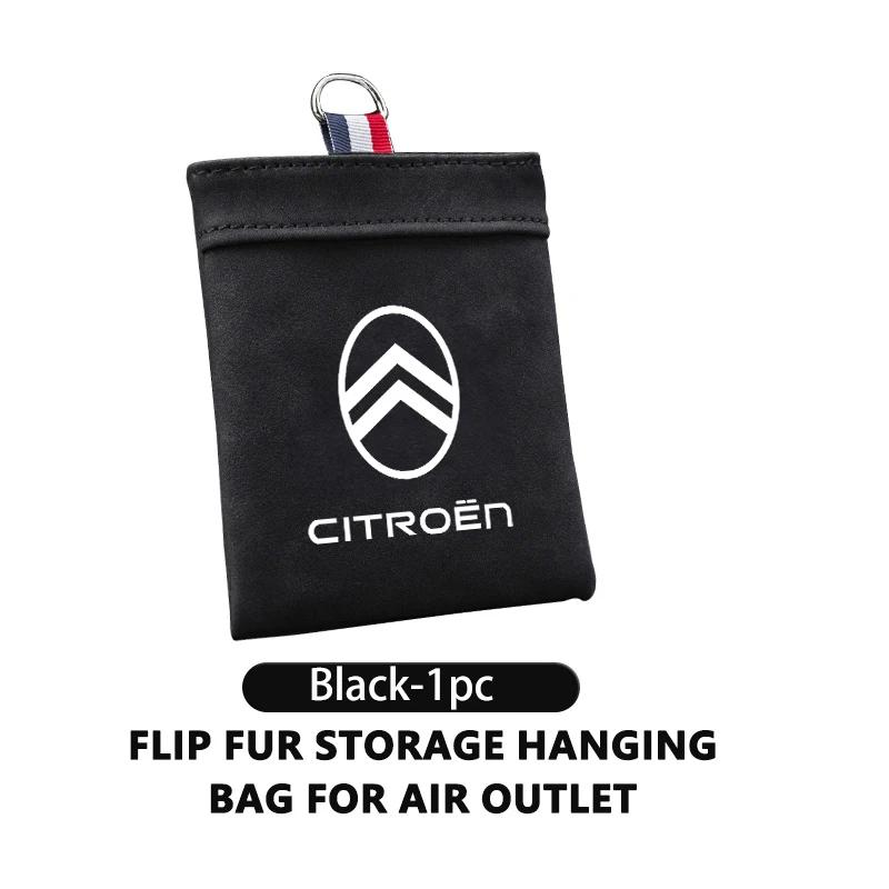 Car Outlet Vent Tidy Box Coin Bag Storage Pocket Hanging Organizer For Citroen C4 C3 C5 C1 C2 C6 VTS C4L DS3 DS4 DS5 Grand aia256