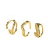 High-end Exaggerated Geometric Irregular Metal Ring for Women - Open Ring