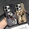Dalmatian Cute Dog Plating Phone Case For Xiaomi Redmi Note 14 15 Pro Plus 13 12 11 11S 11T 10 9S 9 5G Anti-Fall Airabag Cover