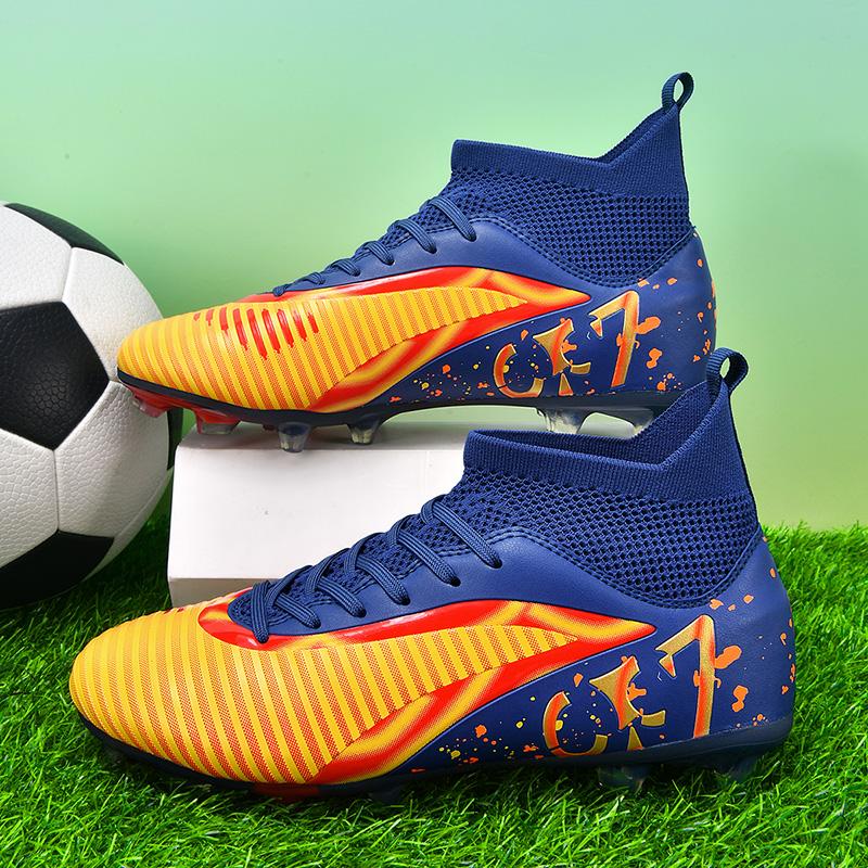 New Men Soccer Cleats Soccer Shoes Training Shoes Ultralight Outdoor Professional Football Boots High-quality Match Non-Slip